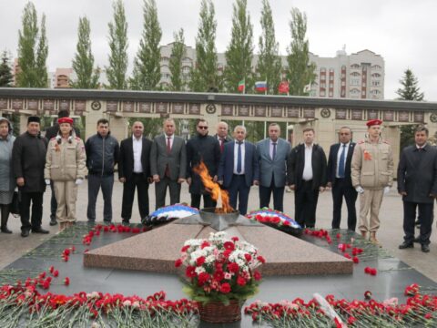 Kazanda “BİRLİK: Xatırlayırıq, Miraq alırıq, Qürur duyuruq!” layihəsi çərçivəsində stend açılıb