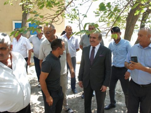 VHP-çi namizəd Rafael Hüseynov Ərəbqubalıda seçicilərlə görüşüb – FOTO