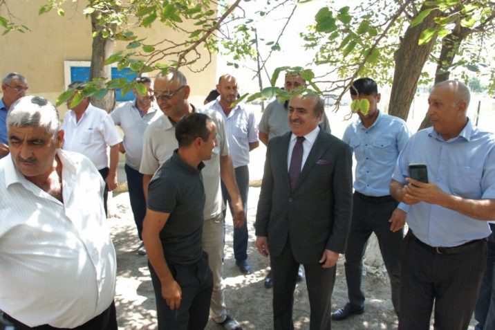 VHP-çi namizəd Rafael Hüseynov Ərəbqubalıda seçicilərlə görüşüb – FOTO