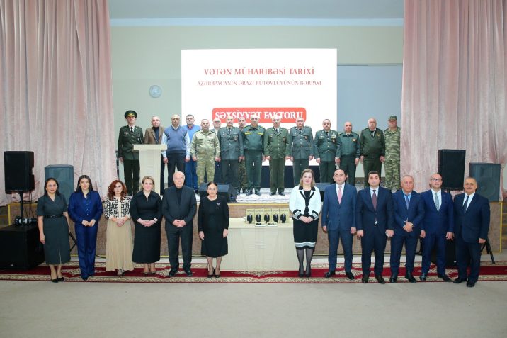 Binəqədidə “Vətən müharibəsinin tarixi. Azərbaycanın ərazi bütövlüyünün bərpası: ŞƏXSİYYƏT FAKTORU ” adlı kitabın təqdimatı keçirilib